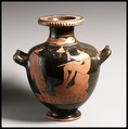 Hydria, Creusa Painter, Terracotta, Greek, South Italian, Lucanian