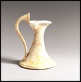 Marble vase in the form a of a pyxis (box) surmounted by an oinochoe (jug), Marble, Greek