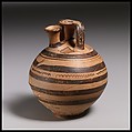 Terracotta stirrup jar, Terracotta, Mycenaean