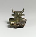Bronze bull's head, Bronze, Possibly Cypriot