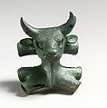 Bronze bull's head, Bronze, Possibly Cypriot