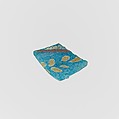 Glass fragment with painted and gilded decoration, Glass, gold, Roman