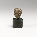 Bronze head of a goddess, Bronze, Greek or Roman