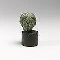 Bronze head of a youth, Bronze, Etruscan or Roman