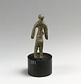 Bronze statuette (of a man?), Bronze, Etruscan