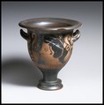 Bell-krater, Painter of Oxford 1945.73, Terracotta, Greek, South Italian, Campanian