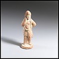 Terracotta statuette of an actor, Terracotta, Greek