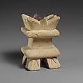Limestone incense burner on four legs, Limestone, Cypriot