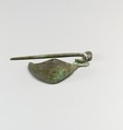 Fibula, boat-shaped type, Bronze, Itallic