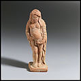 Terracotta statuette of an actor, Terracotta, Greek
