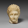Marble head of a youth, Marble, Parian, Greek
