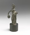 Bronze statuette of a goddess, Bronze, Italic