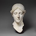 Marble head of a woman, Marble, Roman