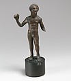 Statuette of Herakles, Bronze, Etruscan or Roman