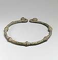 Necklace or neck ring, Bronze, Italic or Roman