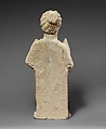 Limestone statuette of Artemis (?) holding two torches, Limestone, Cypriot