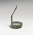 Bronze ladle, Bronze, Roman