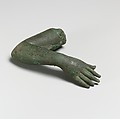 Arm fragment of Aphrodite, Bronze, Egyptian; el-Bahnasa