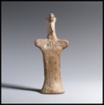 Terracotta statuette of a goddess, Terracotta, Greek, Boeotian