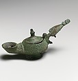Bronze lamp, Bronze, Roman