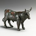 Bronze model of a cart with farmyard group, Bronze, Etruscan or Roman