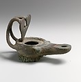 Bronze lamp, Bronze, Roman