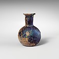 Glass perfume bottle, Glass, Roman