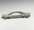 Bronze fitting, possible from a cart or chariot, Bronze, Roman