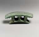 Bronze attachment with silver studs, Bronze, silver, Greek