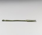 Bronze serving fork, Bronze, Roman