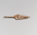 Arrowhead ? with tang, Iron