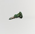 Fragments of a cart or chariot, hook, nails, double strip, Bronze, Etruscan