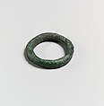 Fragments of a cart or chariot, rings, Bronze, Etruscan