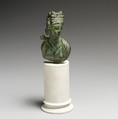 Bronze bust of Artemis, Bronze, Roman