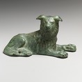 Bronze statuette of a dog, Bronze, Roman