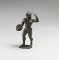 Bronze statuette of a diskos thrower, Bronze, Etruscan