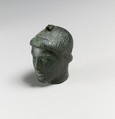 Bronze head of a youth, Bronze, Greek
