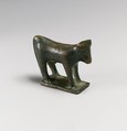 Bronze statuette of a bull, Bronze, Greek