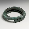 Bronze bracelet, Bronze, Italic, possibly Daunian