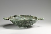 Bronze kylix (cup), Bronze, Etruscan
