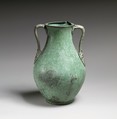 Bronze amphora (two-handled jar), Bronze, Roman