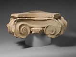 Limestone votive Ionic capital, Limestone, Cypriot