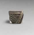 Vase fragment, Terracotta, Minoan