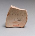 Vase fragment, Terracotta, Minoan