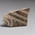 Vase fragment, Terracotta, Minoan