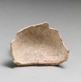 Vase fragment, Terracotta, Minoan