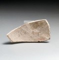 Vase fragment, Terracotta, Minoan
