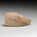Vase fragment, Terracotta, Minoan