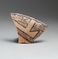 Terracotta rim of a bowl, Terracotta, Dimini culture