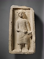 Limestone funerary stele of a boy, Limestone, Cypriot